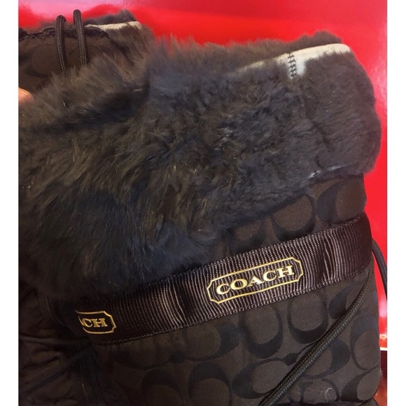 Coach Dark Brown Winter Boots - Picture 4 of 13